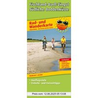 Fischland - Darss - Zingst. 1:50000. Rad- und Wanderkarte mit Ausflugszielen, Einkehr- & Freizeittipps, reissfest, wetterfest, beschriftbar und wieder abwischbar