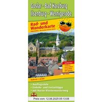 Rad- und Wanderkarte Goslar - Bad Harzburg - Ilsenburg - Wernigerode:: mit Klosterwanderweg, Ausflugszielen, Einkehr- & Freizeittipps, wetterfest, reissfest, abwischbar, GPS-genau. 1:50000