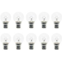 Gloeilamp | Bajonetfitting B22d | Kogellamp | Helder | 45mm | 25W