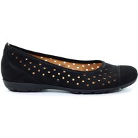 Damskie baleriny czarne Gabor 64.169.17