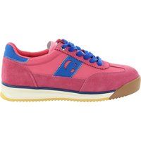 Damskie skórzane sneakersy oldschool różowe GOE TT2N4055