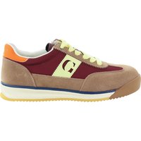 Damskie skórzane sneakersy oldschool czekoladowe GOE TT2N4057