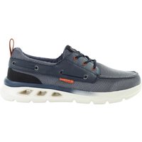 Męskie ciemnoniebieskie sneakersy slip on Bugatti 321AW5026900-4100