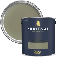 Dulux Heritage Eggshell, DH Drab 750ml | Durable, Low-Sheen Finish for Wood & Metal, Interior Trim Paint