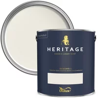 Dulux Heritage Eggshell, Grecian White 2.5L | Durable, Low-Sheen Finish for Wood & Metal, Interior Trim Paint