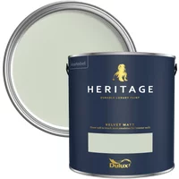 Dulux Heritage Velvet Matt Paint 5L, DH Pearl Colour, High Quality Matt Emulsion Paint
