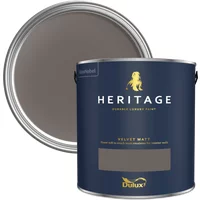 Dulux Heritage Velvet Matt Paint 5L, Wooded Walk, Luxury Durable Matt Emulsion