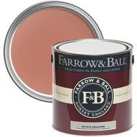 Farrow & Ball Estate Emulsion 2.5L, Red Earth No. 64, Luxurious Chalky Matt