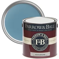 Farrow & Ball Estate Emulsion 2.5L, Yard Blue No. G12, Luxurious Chalky Matt
