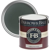 Farrow & Ball Exterior Eggshell, Carriage Green No. 94, Wood and Metal