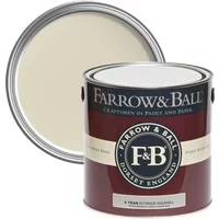 Farrow & Ball Exterior Eggshell, Off-White No. 3, Wood and Metal