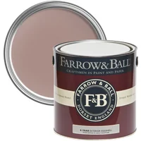 Farrow & Ball Exterior Eggshell, 2.5L, Sulking Room Pink No. 295