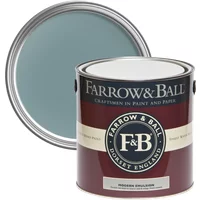 Farrow & Ball Modern Emulsion, Berrington Blue No. 14, Durable Washable Paint