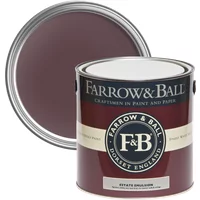 Farrow & Ball Estate Emulsion 5L, Brinjal No. 222, Luxurious Chalky Matt