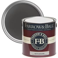 Farrow & Ball Estate Emulsion 5L, Grate Black No. 9920, Luxurious Chalky Matt