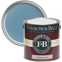 Farrow & Ball Modern Emulsion 5L, Chinese Blue No. 90, Durable Washable Paint