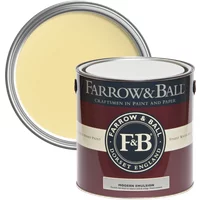 Farrow & Ball Modern Emulsion 5L, Dayroom Yellow No. 233, Durable Washable Paint
