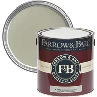 Farrow & Ball Exterior Eggshell 750ml, French Gray No. 18, Wood and Metal