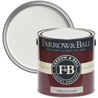 Farrow & Ball Exterior Eggshell 750ml, Strong White No. 2001, Wood and Metal