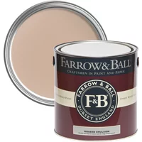 Farrow & Ball Modern Emulsion 2.5L, Templeton Pink No. 303, Durable Washable Paint
