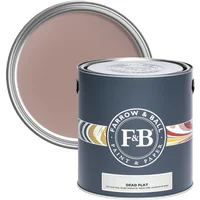 Farrow & Ball Dead Flat, 2.5L, Sulking Room Pink No. 295