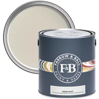 Farrow & Ball Dead Flat, 2.5L, Shaded White No. 201