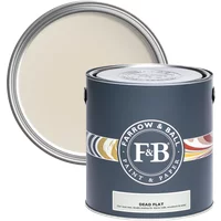 Farrow & Ball Dead Flat 2.5L, Blanc De Treillage No. G1, Ultra Matt Multi-Surface Paint