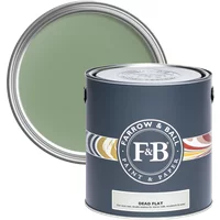 Farrow & Ball Dead Flat 5L, Suffield Green No. 77, Ultra Matt Multi-Surface Paint
