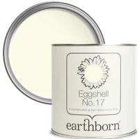 Earthborn Eggshell No. 17 Paint, Fresh Air 750ml | Eco-Friendly, Low-VOC, Durable Paint, Silk Finish