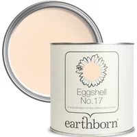 Earthborn Eggshell No. 17 Paint, Peach Baby 750ml | Eco-Friendly, Low-VOC, Durable Paint, Silk Finish