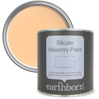 Earthborn Ecopro Silicate Masonry Paint, Apricot 100ml | Durable, Breathable, Weather-Resistant Paint for Exterior Walls, Masonry Sample