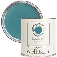 Earthborn Eggshell No. 17 Paint, Bobble Hat 2.5L | Eco-Friendly, Low-VOC, Durable Paint, Silk Finish
