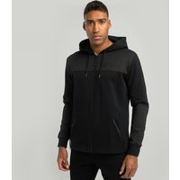 STRIX Essential Zip-Up-Hoodie in Black L