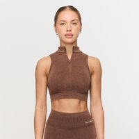 GymBeam Fierce Seamless Sport-BH in Brown S