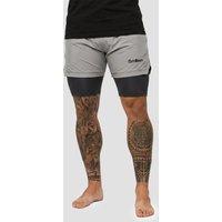 GymBeam 2in1 Shorts für Männer in Iron Smoke L