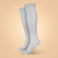 BeastPink Kniestrümpfe aus Wolle in Grey S