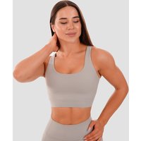 GymBeam Cut-Out Sport-BH in Grey L