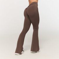 GymBeam Fierce V-Back Leggings für Frauen in Cappuccino L