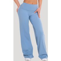 GymBeam Flow Straight Pants für Frauen in Azure L