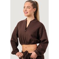 GymBeam NEO Zip-Up Sweatshirt für Frauen in Mocha XL