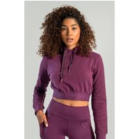 STRIX Essential Cropped Hoodie für Frauen in Plum S