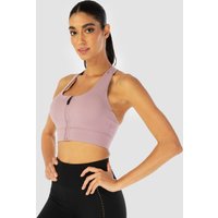 SQUATWOLF Zip Up Sports Bra Infinity Elderberry S