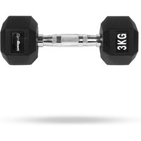 GymBeam Sechseckige Kurzhantel White 3 kg