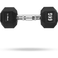GymBeam Sechseckige Kurzhantel White 6 kg