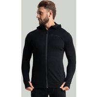 STRIX MERINO I Zip Up Hoodie in Black S