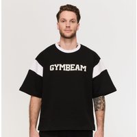 GymBeam Premium Heavyweight Varsity T-Shirt in Black M