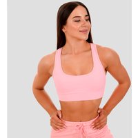 GymBeam Mesh-Panel Sport-BH in Pink L
