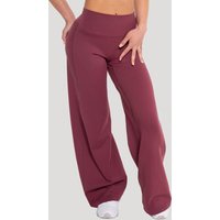 GymBeam Flow Straight Pants für Frauen in Wine M