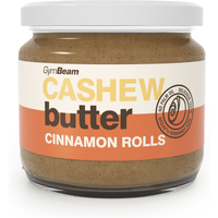 GymBeam Masło z orzechów nerkowca – Cinnamon Rolls 340 g