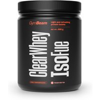 GymBeam Białko Clear Whey IsoFue 500 g brzoskwiniowa herbata mrożona